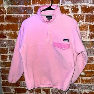Patagonia Synchilla in pink. Size XS